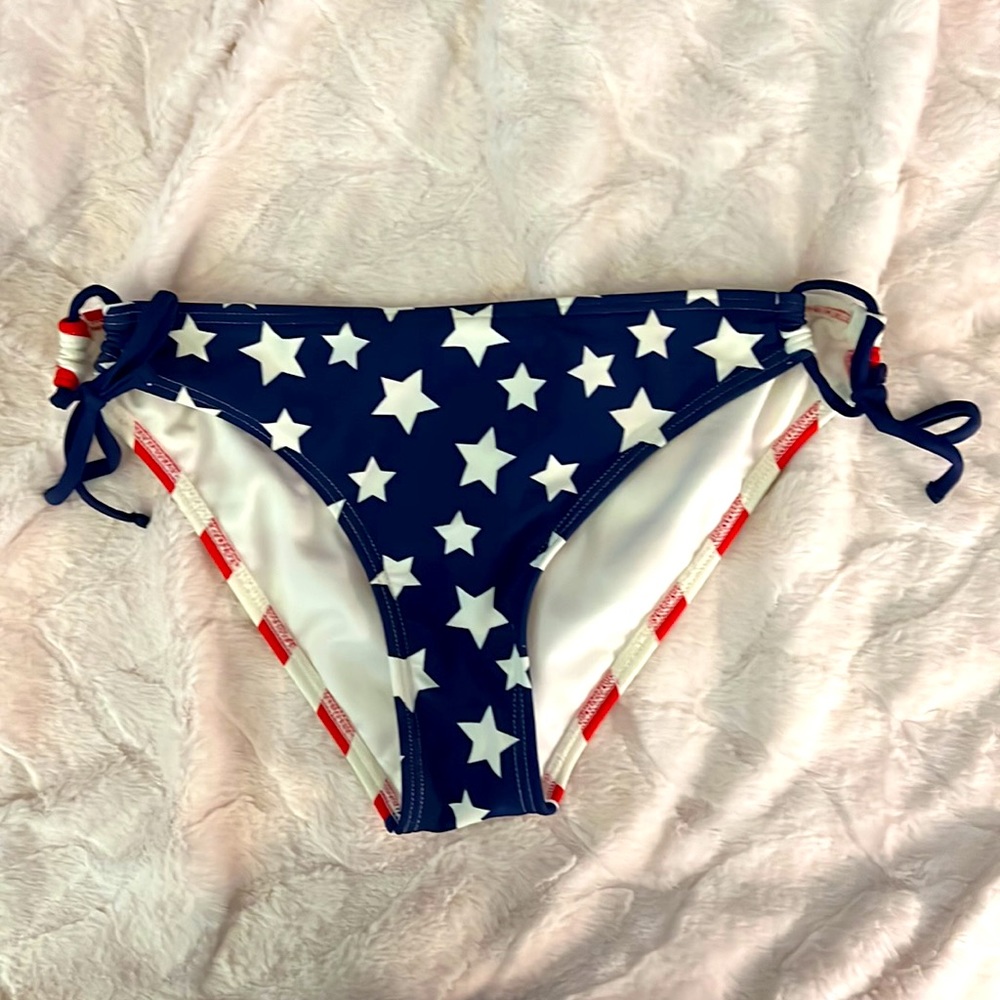 Red White Blue California Waves 2 piece SZ med - Picture 5 of 7